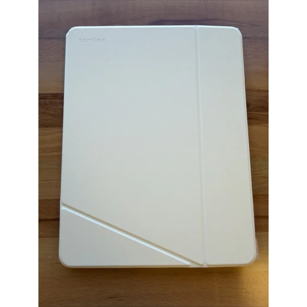 tomtoc Smart Folio Vertical Case for 12.9-inch iPad Pro 12.9-inch, White 3 Layer